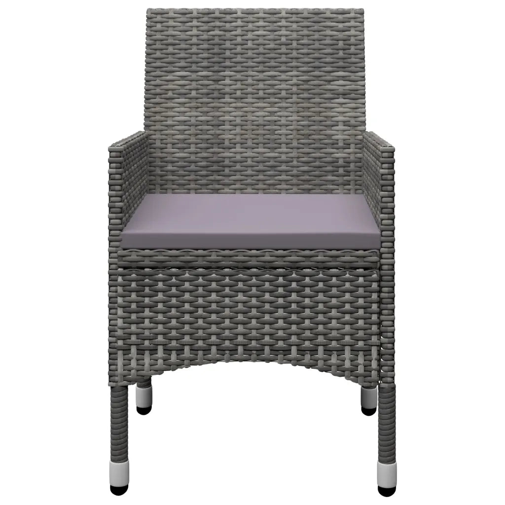 Set Mobili da Pranzo per Giardino 5 pz Grigio 3071936