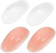 Pads per spalla autoadesivi - 4 pezzi - Antiscivolo - Invisibili - Alleviamenti per spalle per donne - Lavabili e riciclabili