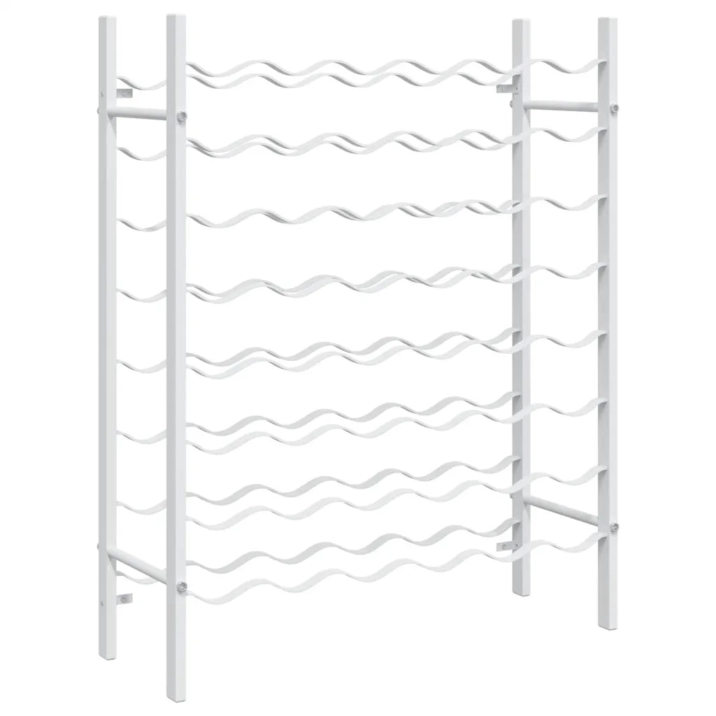 Portabottiglie per 48 Bottiglie Bianco in Metallo CFW3354720