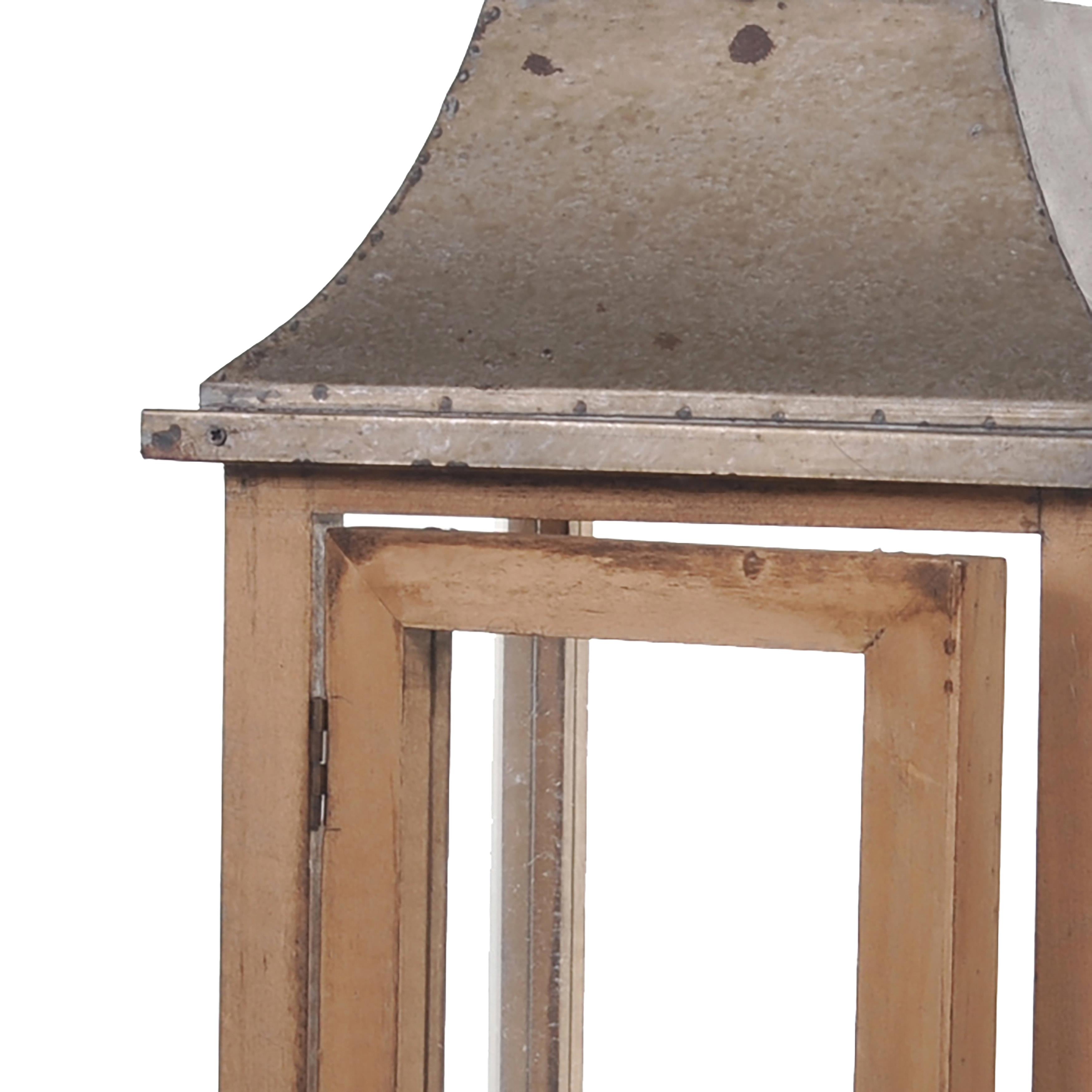 Lanterna in Metallo con Manico H 68 cm