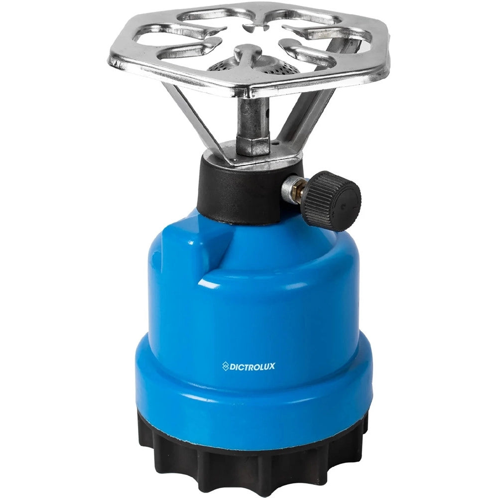 Trade Shop - Fornello A Gas Portatile 1500w Per Campeggio Piano Cottura Emergenza Con Regolatore Fiamma -