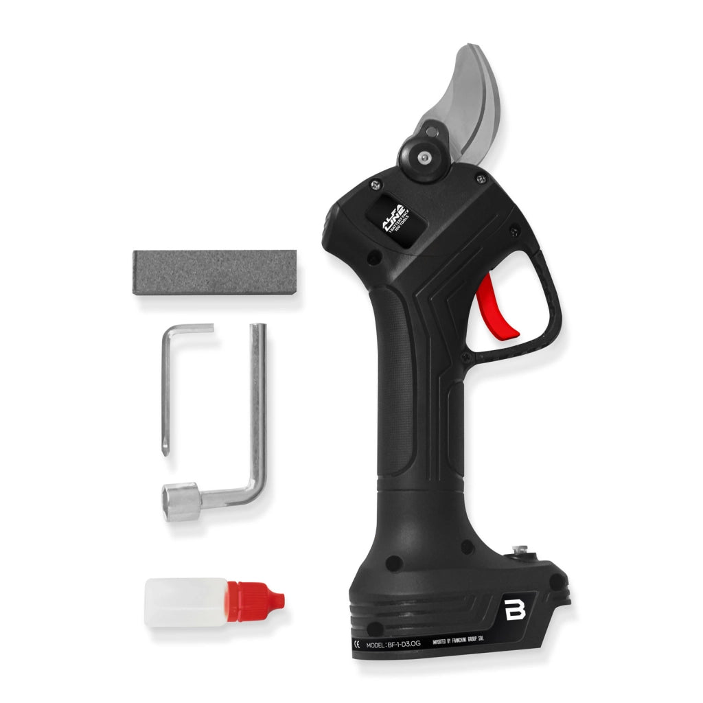 Luzas 20 - Forbici per potatura a batteria, cesoie elettriche Alfa Line, diametro di taglio 3,2 cm, no batteria no caricabatteria