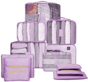 Set di organizzatori per valigia da 12 pezzi - Cubi di imballaggio - Accessori di viaggio
