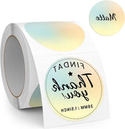 Etichette Termiche a Gradien Gradient 38mm Autoadesive Stampabili per Ufficio, Progetto Logo e Codici QR - 500 pezzi