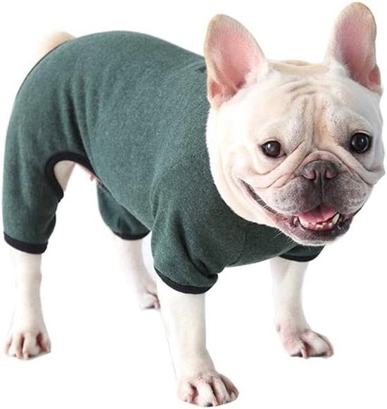 Abbigliamento estivo per cani con motivo bulldog francese per cani di piccola e media taglia