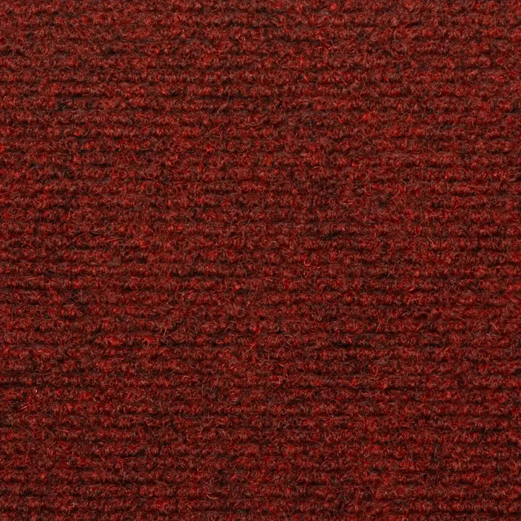 Tappetini per scale autoadesivi 20 pz 65x21x4 cm Bordeaux Rosso Bordo rettangolare 3365719