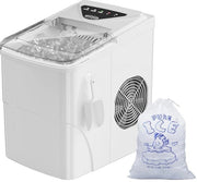 Mini macchina per blocchi di ghiaccio portatile - 15 kg di ghiaccio per 24 ore, auto-rinveniente e veloce