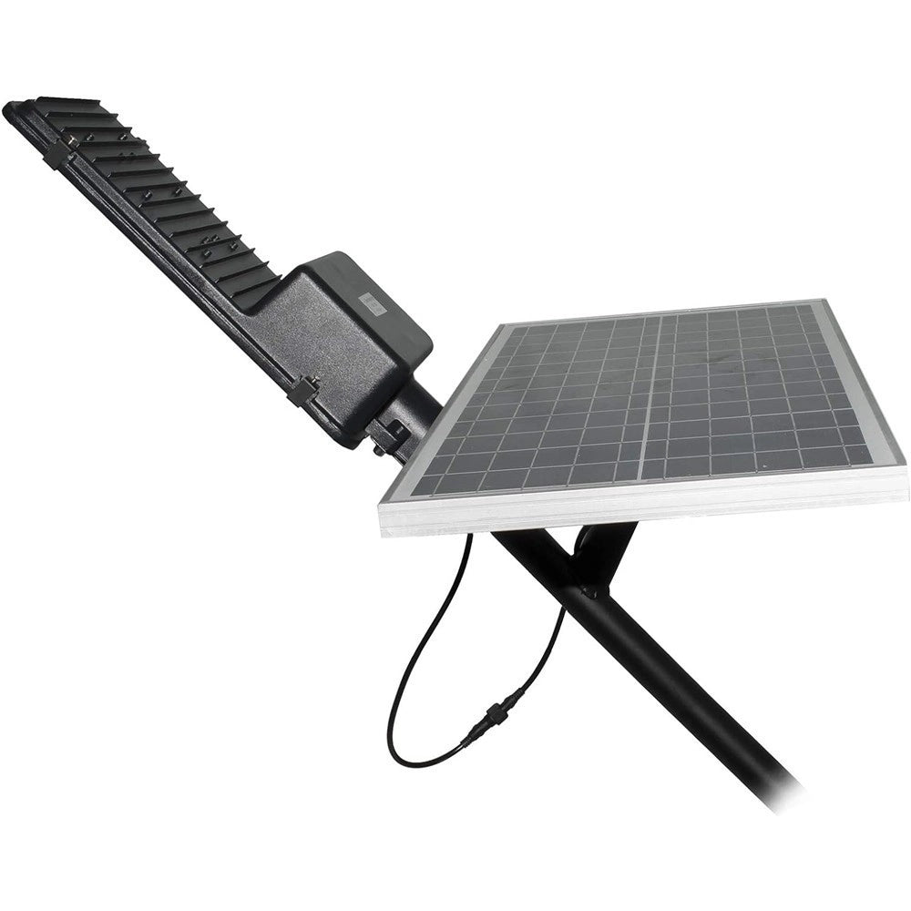 Trade Shop - Faro Stradale Lampione Solare Led 200watt Crepuscolare Dimmerabile Ip65 S03-200w -