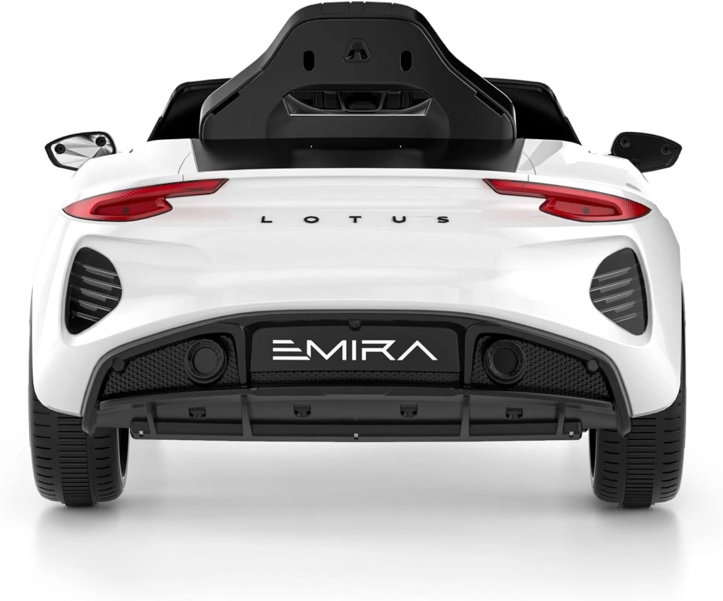 Macchina Elettrica per Bambini Licenza Ufficiale Lotus Emira 12V 4,5Ah Bianco