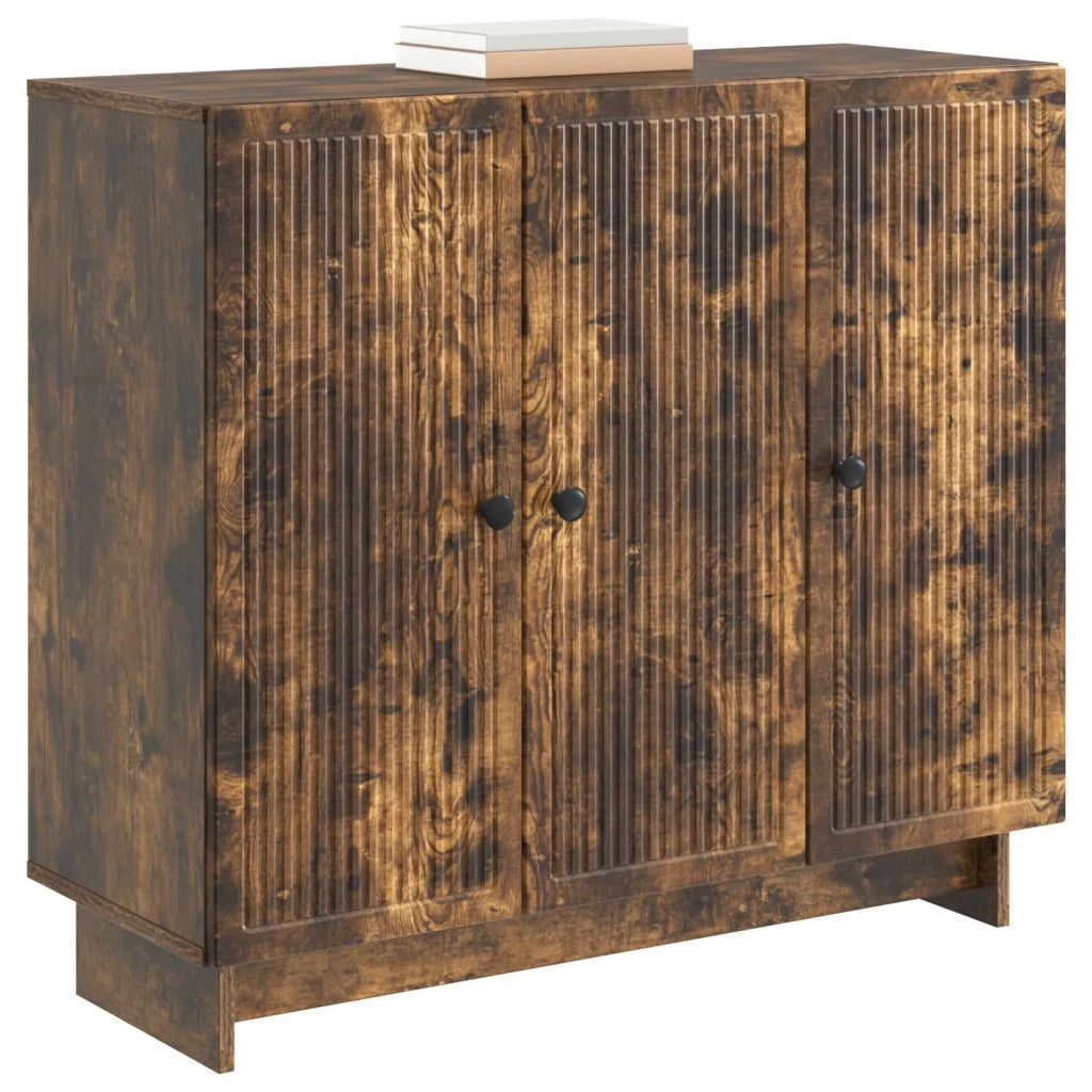 Credenza Rovere Fumo 89 x 34,5 x 80 cm Legno ingegnerizzato