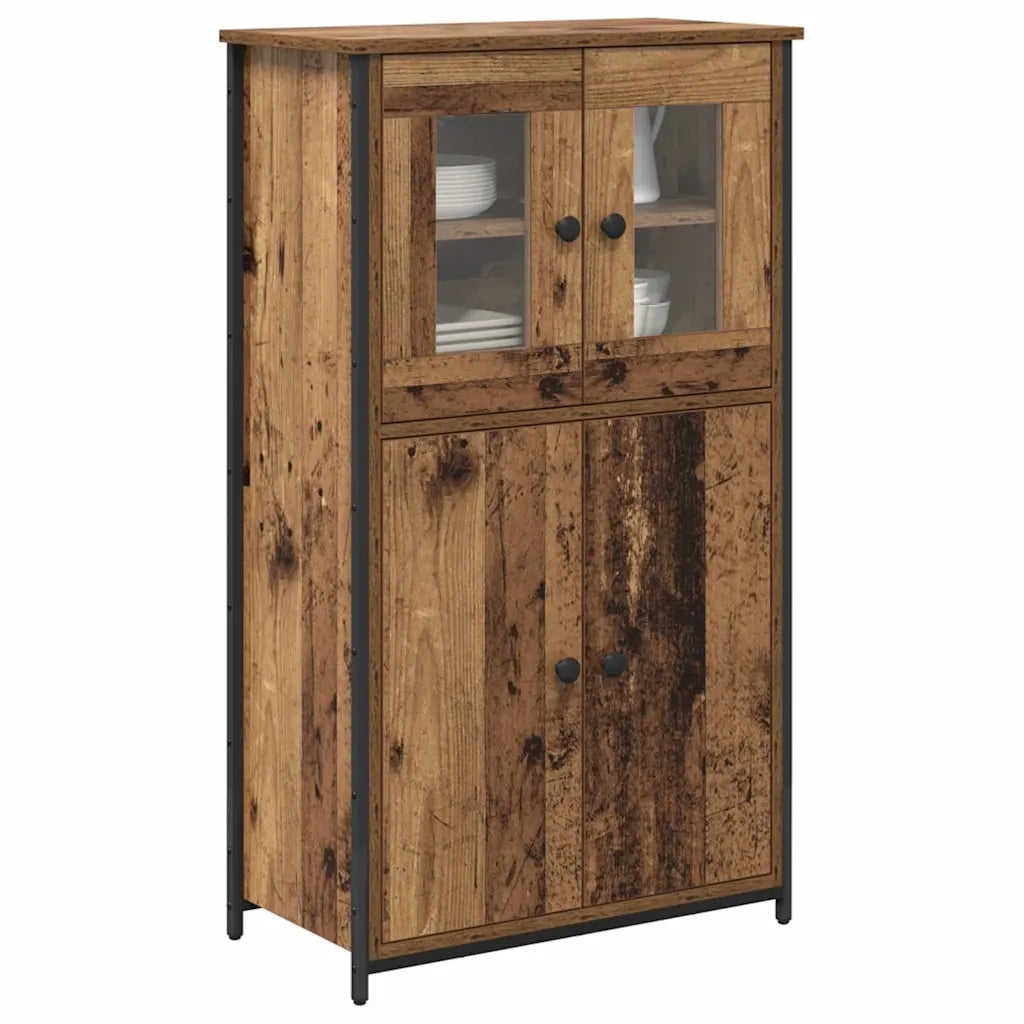 Credenza-Buffet-Armadio da cucina Legno vecchio 62 x 32 x 106,5 cm Legno multistrato