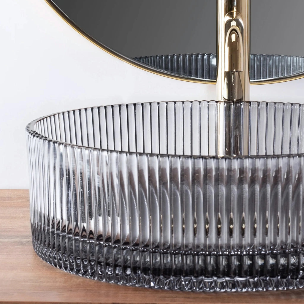 Lavabo Da Appoggio Rea Ingrid Grey