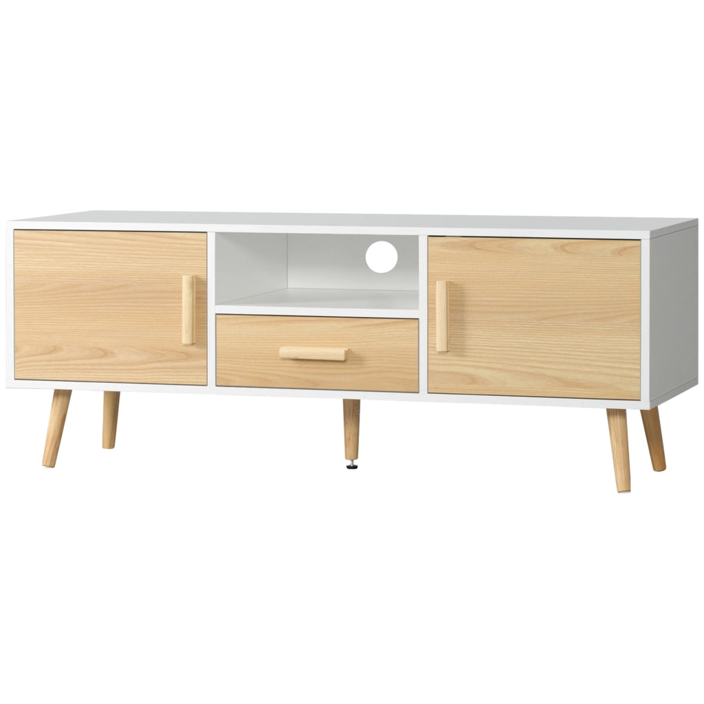 Mobile TV con cassetto e ante ¨C zephmum ¨C 120x37x45,5 cm