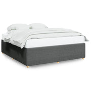 Letto matrimoniale | Letto per adulti | Giroletto senza Materasso Grigio Scuro 180x200 cm Tessuto