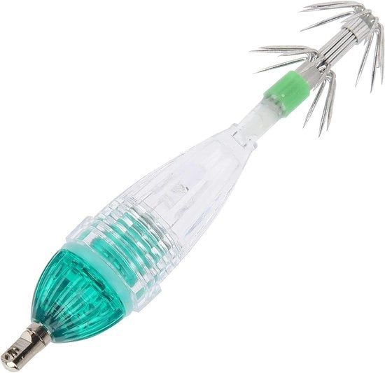 Lanterna subacquea LED a forma di calamaro con luce verde per attirare pesci