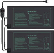 Mat di riscaldamento per piante con termostato - 2 pezzi, 30 W, impermeabile e resistente al PVC