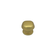 Pomolo fisso per porta SAGUATTI 172/60FB in alluminio oro satinato