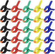 25 pezzi di clip nylon, clip mini, clip piccoli, clip, clip piccoli, per progetti DIY, studi fotografici, lavorazione del legno, sfondo fotografico (5 colori)