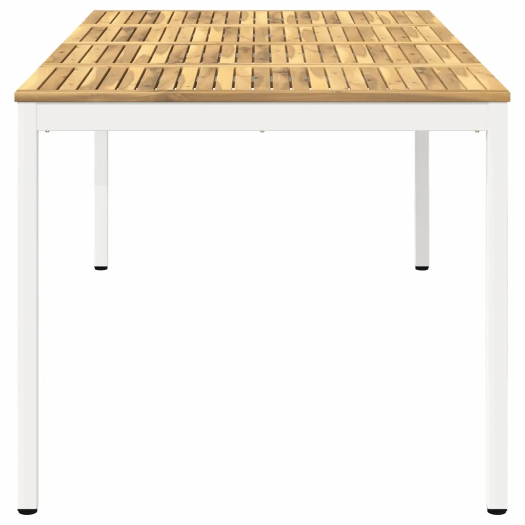 Tavolo da cena da giardino Bianco 196 x 100,5 x 75 cm 3394427