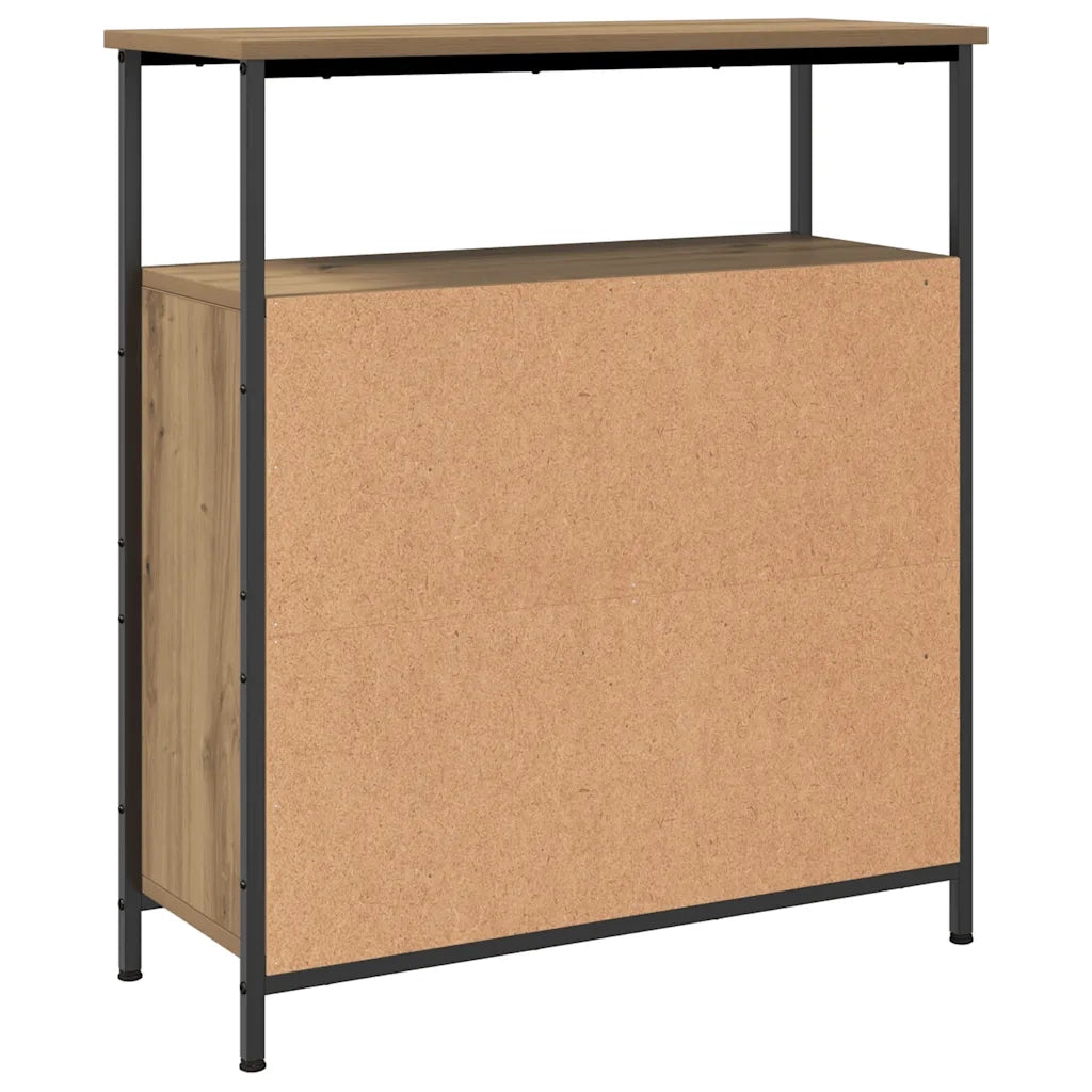 Credenza Rovere Artigianale 70x30x80 cm in Legno Multistrato 857473