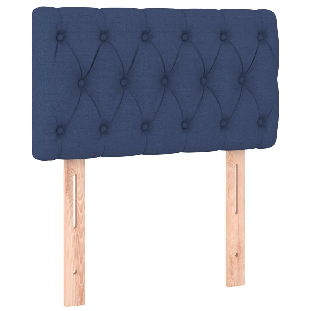 Giroletto a Molle con Materasso-Struttura Letto Blu 80x200 cm inTessuto 344332