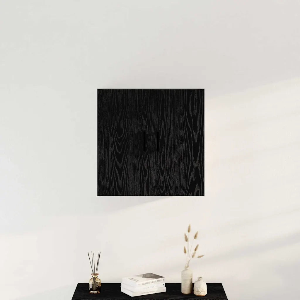 Mobile a muro Rovere Nero 60 x 31 x 60 cm Legno multistrato 862944