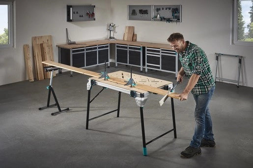 Wolfcraft MASTER Work 1600 Banco da Lavoro Professionale Multifunzionale 6909000