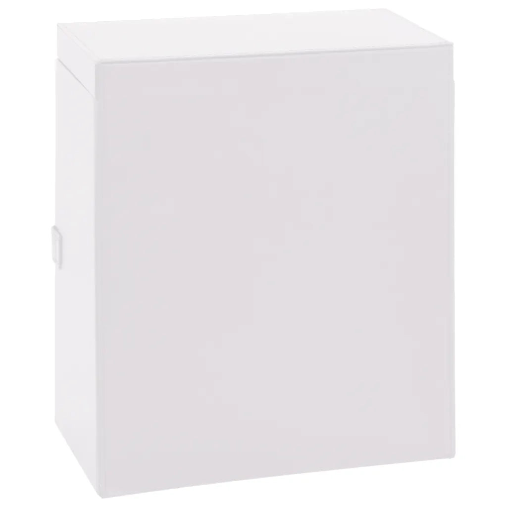 Portagioie a 6 Strati con Specchio Chiudibile a Chiave Bianco 4103564