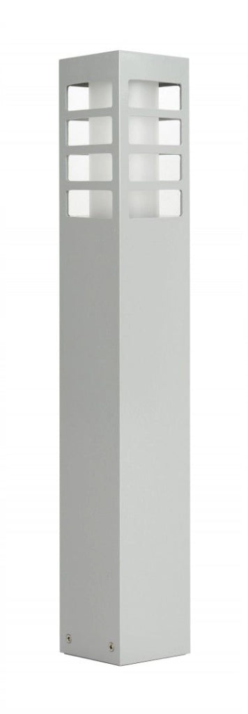 Paletto giardino 50cm E27 argento IP54 SU-MA RADO III