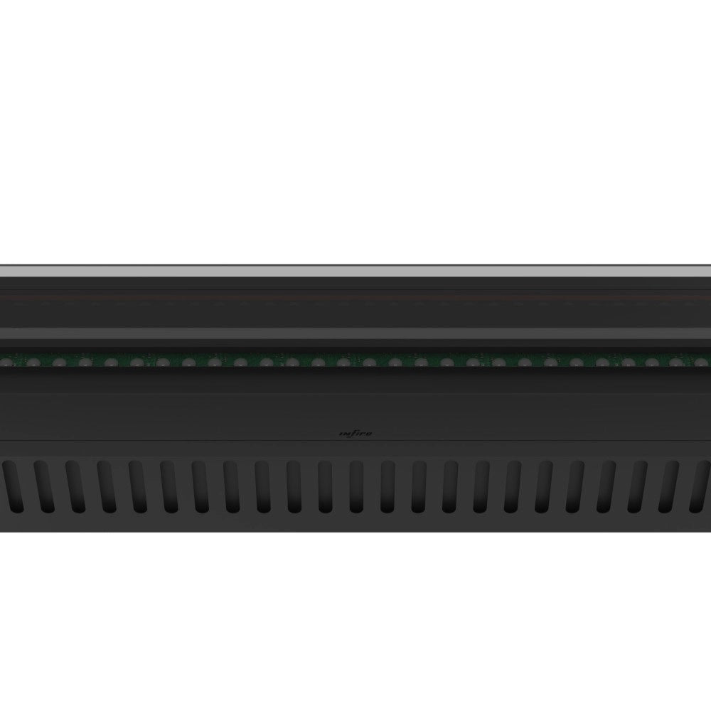 Caminetto a Vapore Acqueo da Incasso Invapo Insert 1800 - Fiamma Multicolore, Effetto 3D e Controllo App, Serbatoio 3.6l - 180cm