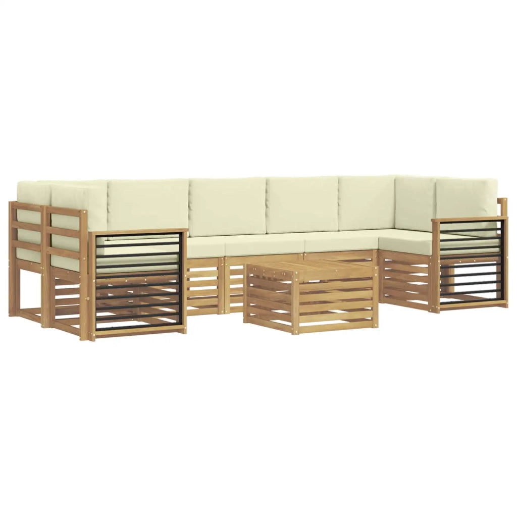 Set divani Legno di Acacia Massello 3391565