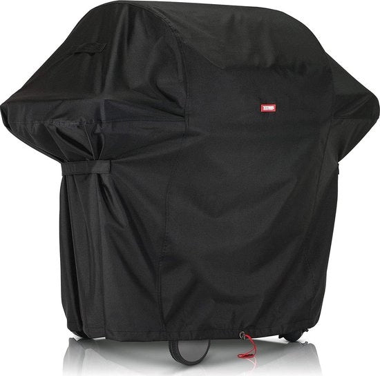 Barbecue copri 140 x 65 x 115 cm - Copri grill a gas - Resistente alle intemperie e impermeabile - Protezione UV - Nero