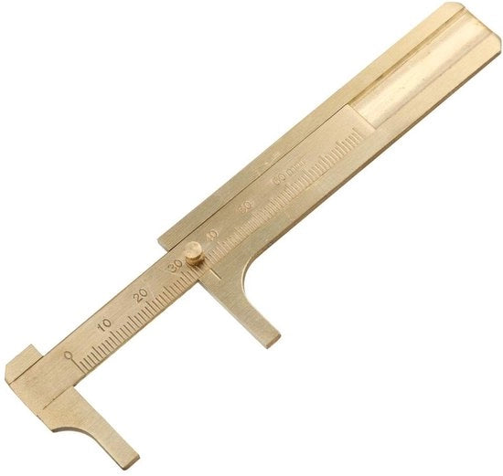 Strumento di misurazione lineare portatile 80mm con schermo miniaturizzato.