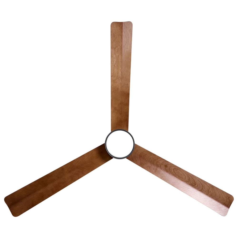 Ventilatore da soffitto con telecomando in materiale sintetico marrone Moderno soggiorno scandinavo