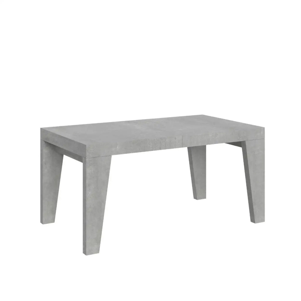 Tavolo allungabile 160/264x90 cm Naxy colore cemento