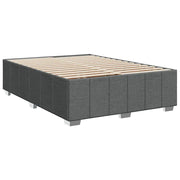 Letto matrimoniale | Letto per adulti | Giroletto senza Materasso Grigio Scuro 140x190 cm Tessuto