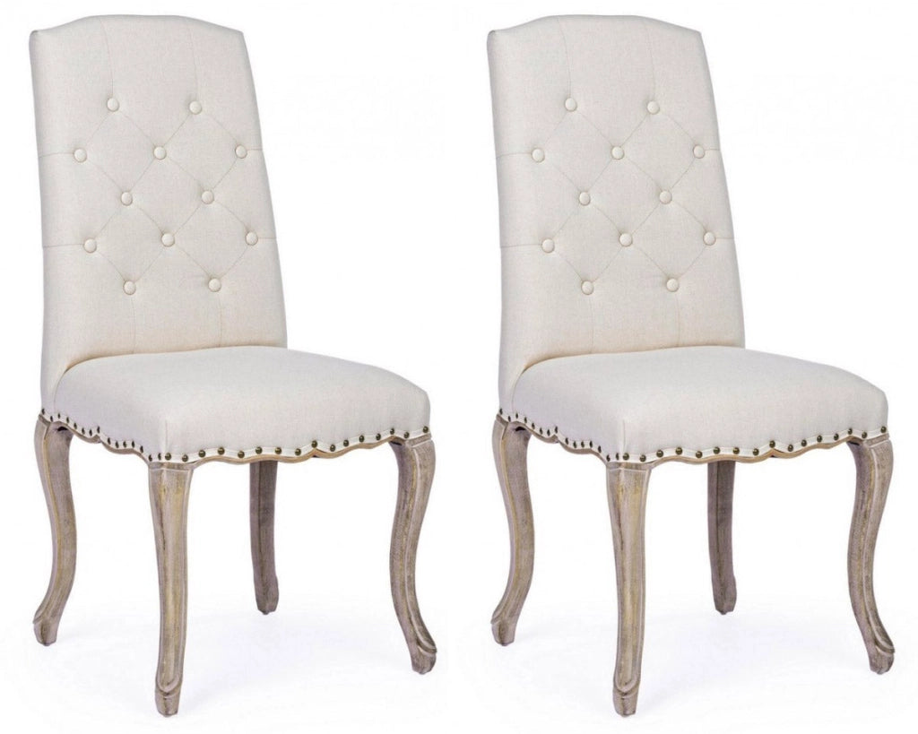 Set 2 Sedie 51x53x99h cm Diva Naturale