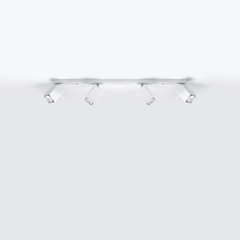 Plafoniera a barra Pure Lume BRAVEA 4 spot GU10 bianco