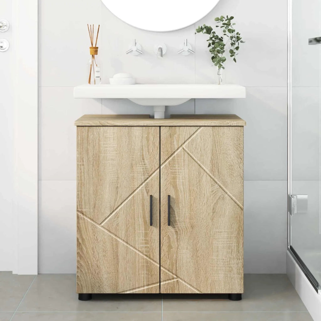 Mobile da Bagno con archiviazione Rovere Sonoma 61 x 35 x 64 cm 883286