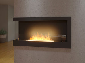 Camino a Bioetanolo da Incasso 90x45 cm Corner 900 Left Sinistro Nero