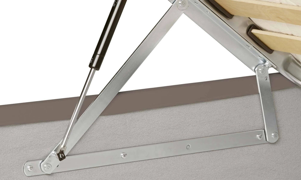 Aconito, Letto Piazza e Mezza Materasso Incluso Made in Italy, Grigio Tortora