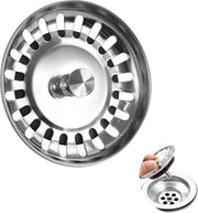 Pulitore a secco per tubi in acciaio inossidabile - diametro 78 mm - filtro di scarico per tubi di scarico in cucina e bagno