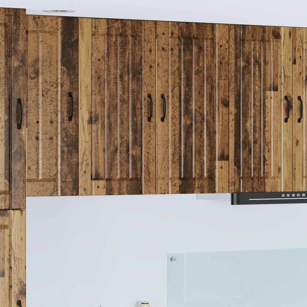 Armadietto a muro LUCCA Legno antico 80 x 31 x 80 cm
