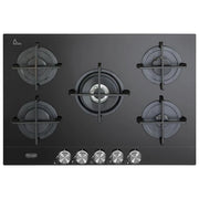 De’Longhi NSL 575 NC piano cottura Nero Da incasso 75 cm Gas 5 Fornello(i)