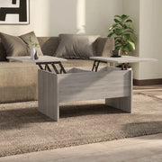 Tavolino Salotto Grigio Sonoma 80x50x42,5 cm Legno Multistrato 819294