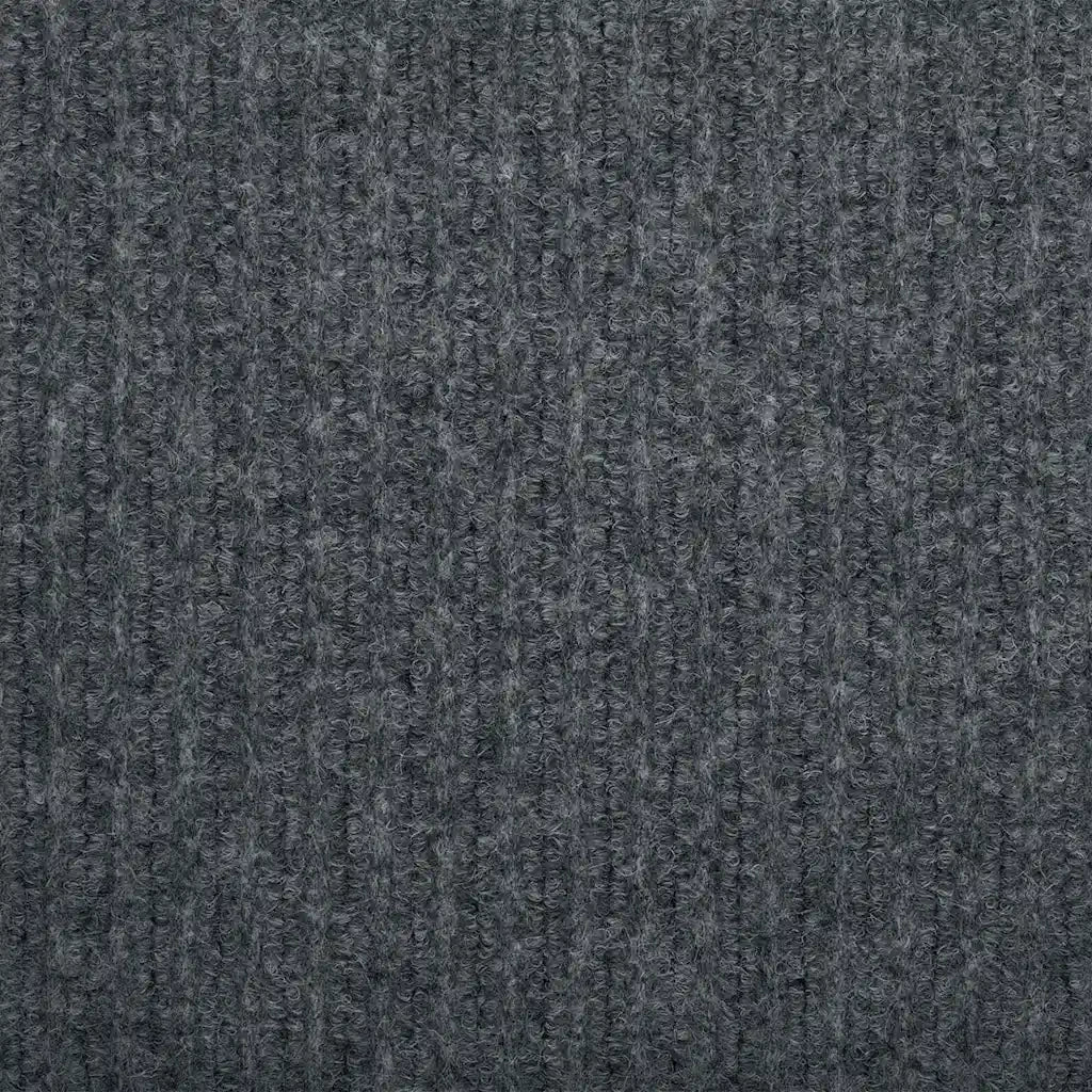Runner in Moquette Grigio 80 x 400 cm Tessuto