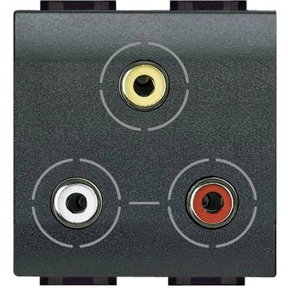 Living Int - Presa video RCAx3 - L4283