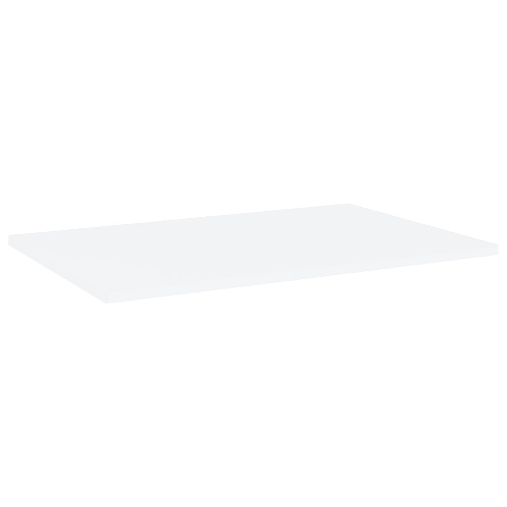 Ripiani per Libreria 4pz Bianchi 60x40x1,5 cm Legno Multistrato 805250