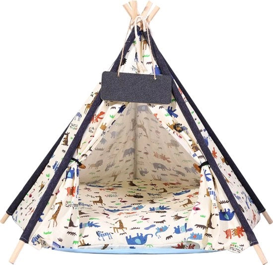 Tipi per animali - Tenda da gioco per cani e gatti - Mand per cane e gatto - Tenda per gatti, Tenda per cani, Tenda per animali