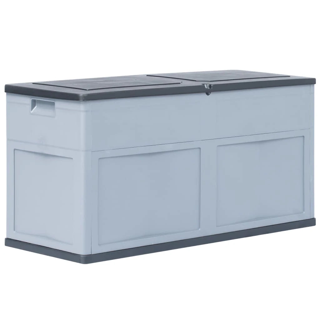 Baule/box da giardino 320 litri grigio/nero 02_0013030